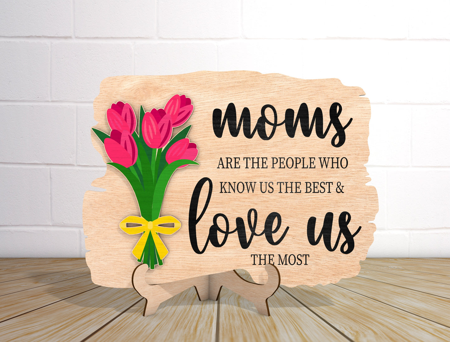 Mother Flower Quote Sign SVG Bundle A Mother Is Like for Glowforge
