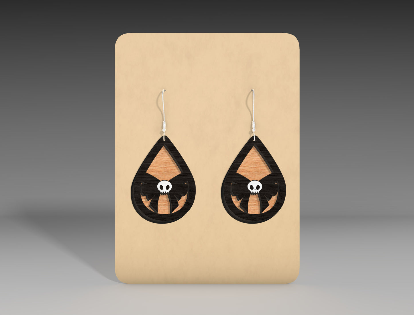 Halloween Teardrop Earrings SVG Bundle 12 Designs for Glowforge xTool LightBurn