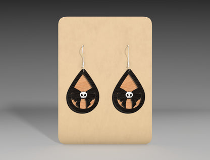 Halloween Teardrop Earrings SVG Bundle 12 Designs for Glowforge xTool LightBurn