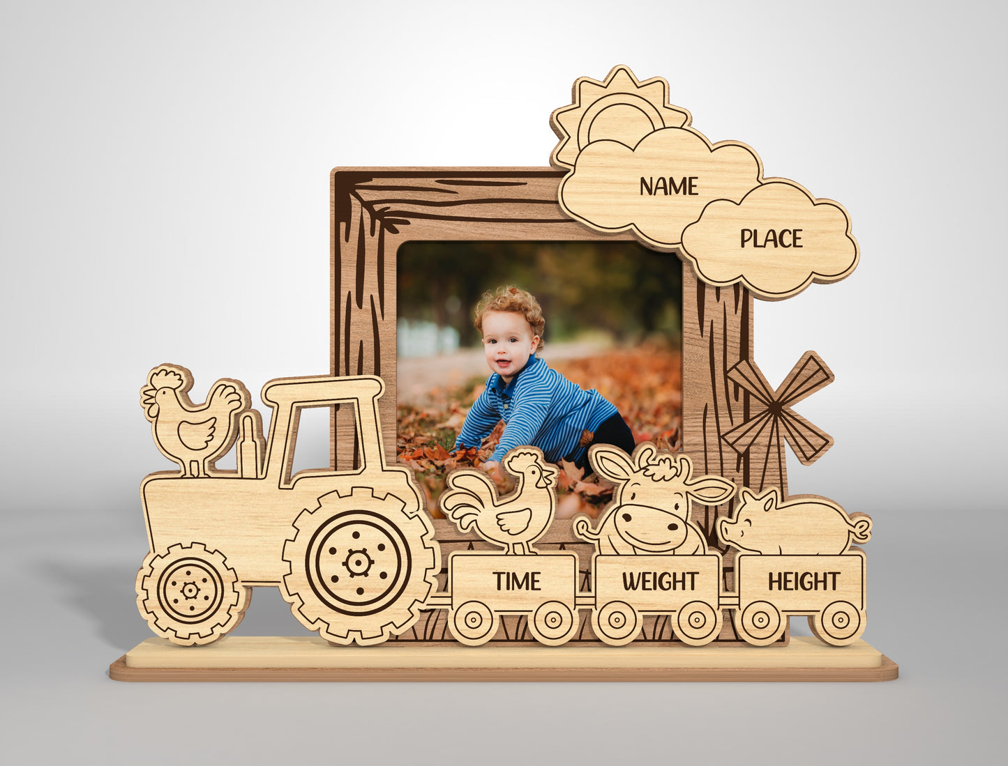 Customized Photo Frame SVG Bundle for Glowforge and xTool