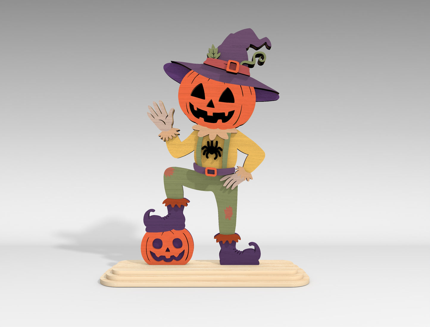Halloween Tabletop Decor SVG Bundle Laser Cut Files for xTool