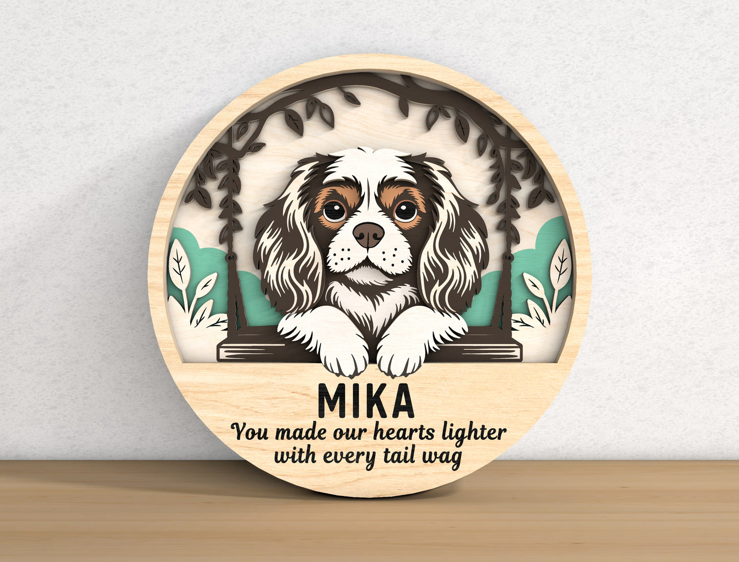 Dog Memorial Sign SVG Laser Cut File Bundle for xTool, Glowforge, or LightBurn