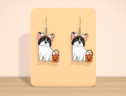 Halloween Dog Earrings SVG Bundle for Glowforge xTool LightBurn 10 Designs