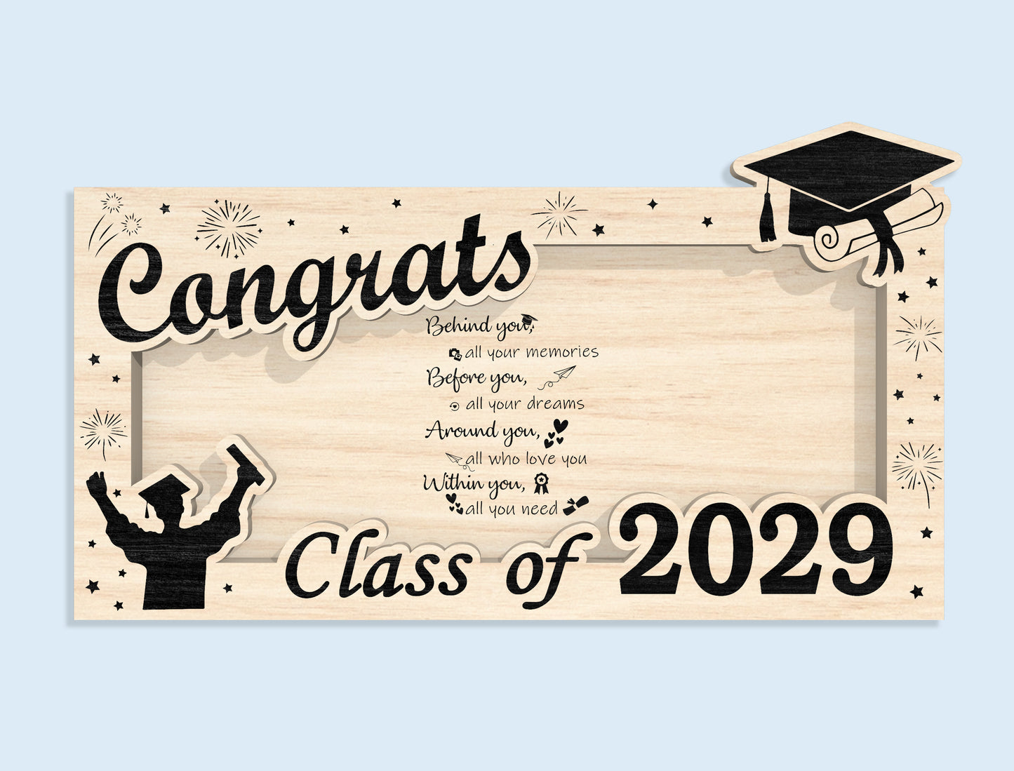 Graduation Money Holder SVG Bundle Laser Cut File for xTool and Glowforge