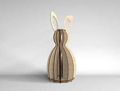 Easter Bunny Candle Holder SVG Bundle Bunny Lantern for xTool and LightBurn