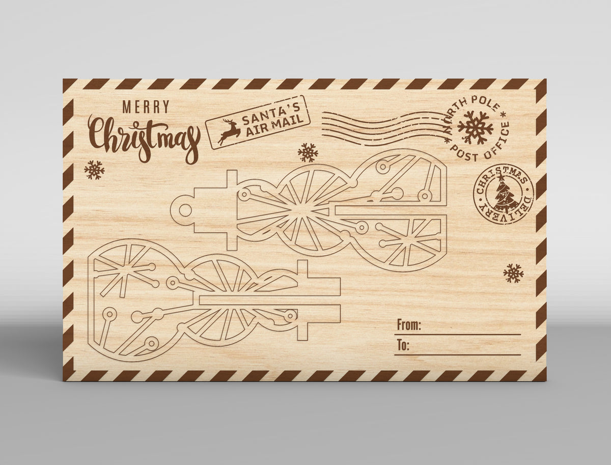 Christmas Gift Card Holder SVG Bundle 16 Laser Cut Designs