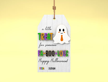Halloween Gift Tag SVG Bundle 5 Designs for Glowforge xTool LightBurn