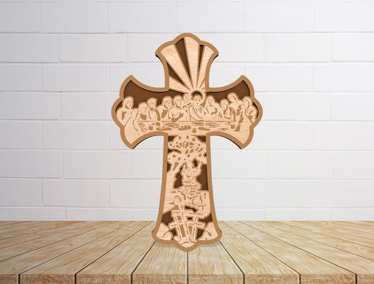 Cross Scripture SVG Bundle Christian Engraved Faith for LightBurn and xTool