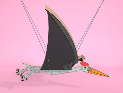 Pterodactyl SVG Bundle Flying Dinosaur Laser Cut File for Glowforge
