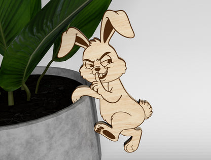 Easter Bunny SVG 26 Dancing Animal Designs Laser Cut for LightBurn and xTool