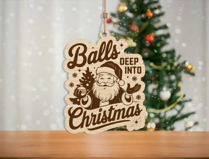 Funny Skeleton Christmas Ornament SVG Bundle Laser Cut Desig 3