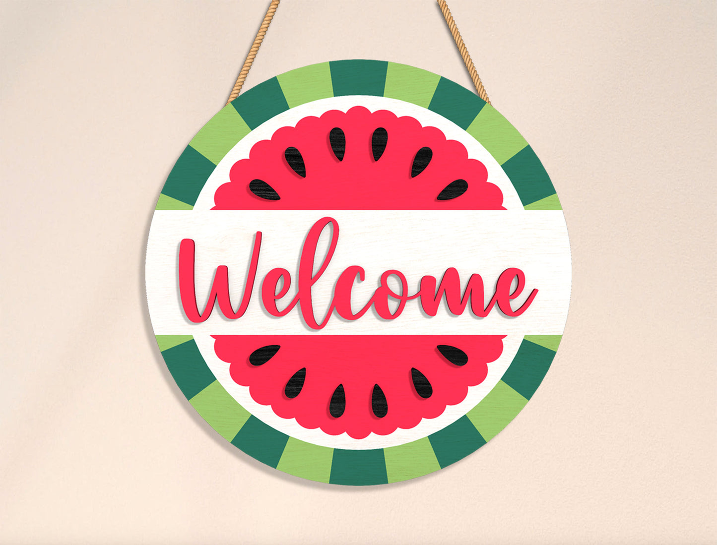 “Sweet Summertime” Summer Door Sign Bundle SVG for Glowforge and xTool