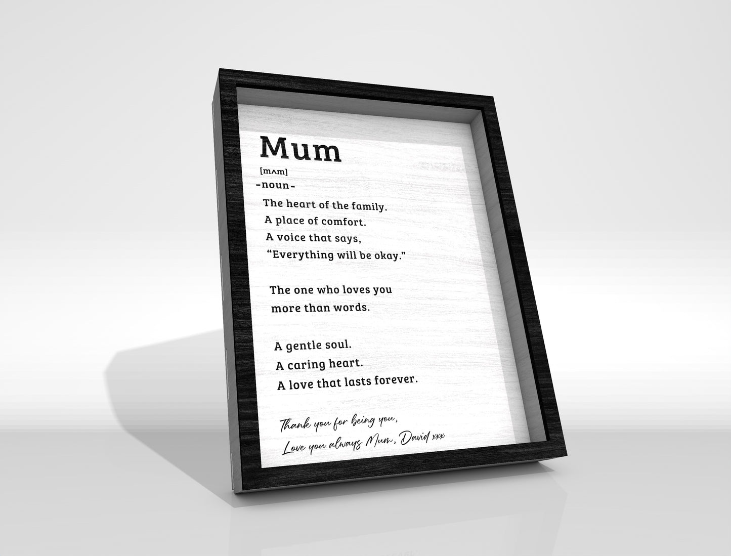 Mum Definition Frame Sign SVG Bundle for LightBurn and xTool