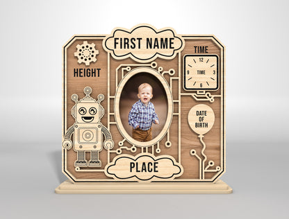 Personalized Family Photo Frame SVG Bundle for Glowforge and xTool
