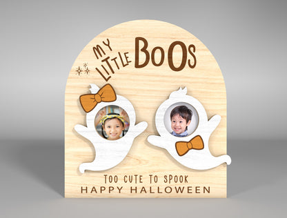 Halloween Ghost Photo Frame SVG Bundle 7 Designs for LightBurn Glowforge xTool