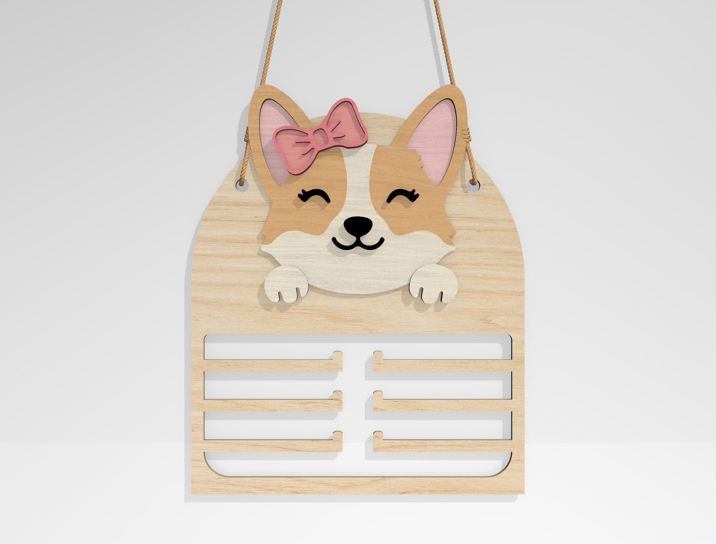 Animal Bow Holder SVG Bundle for xTool and Glowforge Laser Cut File