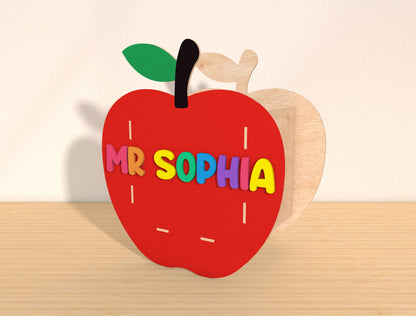 Personalized Teacher Pen Holder SVG Bundle Laser Cut File for Glowforge and xTool