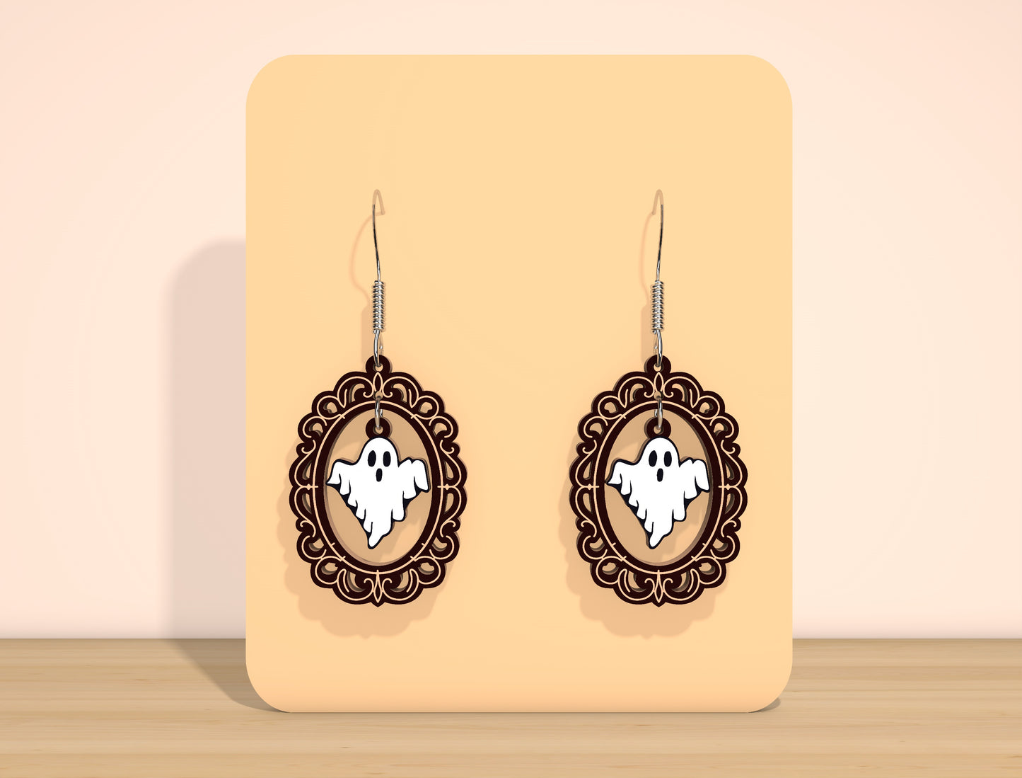 Ghost Earrings SVG Bundle for Glowforge xTool LightBurn