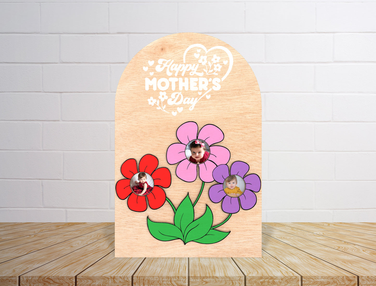 Mother's Day Flower Photo Display SVG Bundle for Glowforge and xTool