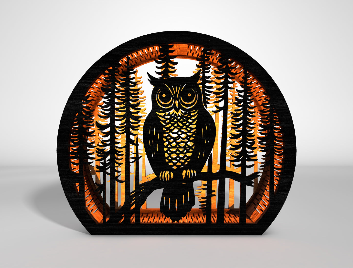 Wildlife Round Lantern SVG Bundle Laser Cut File for Glowforge and LightBurn