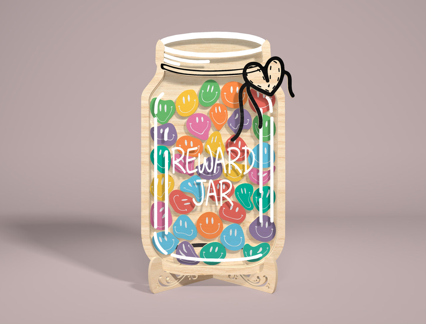 Teacher Shaker Magnet SVG Bundle for xTool Laser Cut File