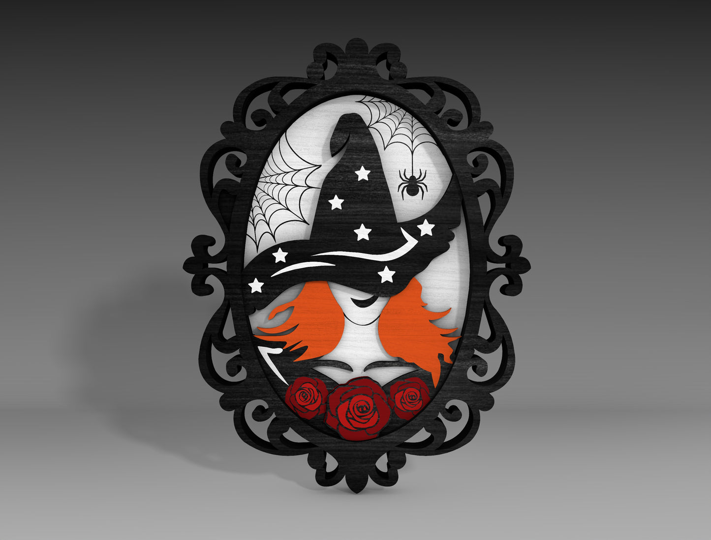 Halloween Gothic Frame SVG Bundle for Glowforge xTool LightBurn | 5 Designs