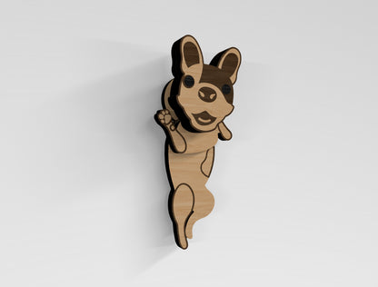 Rolling Dog Magnet SVG Bundle for Glowforge and LightBurn