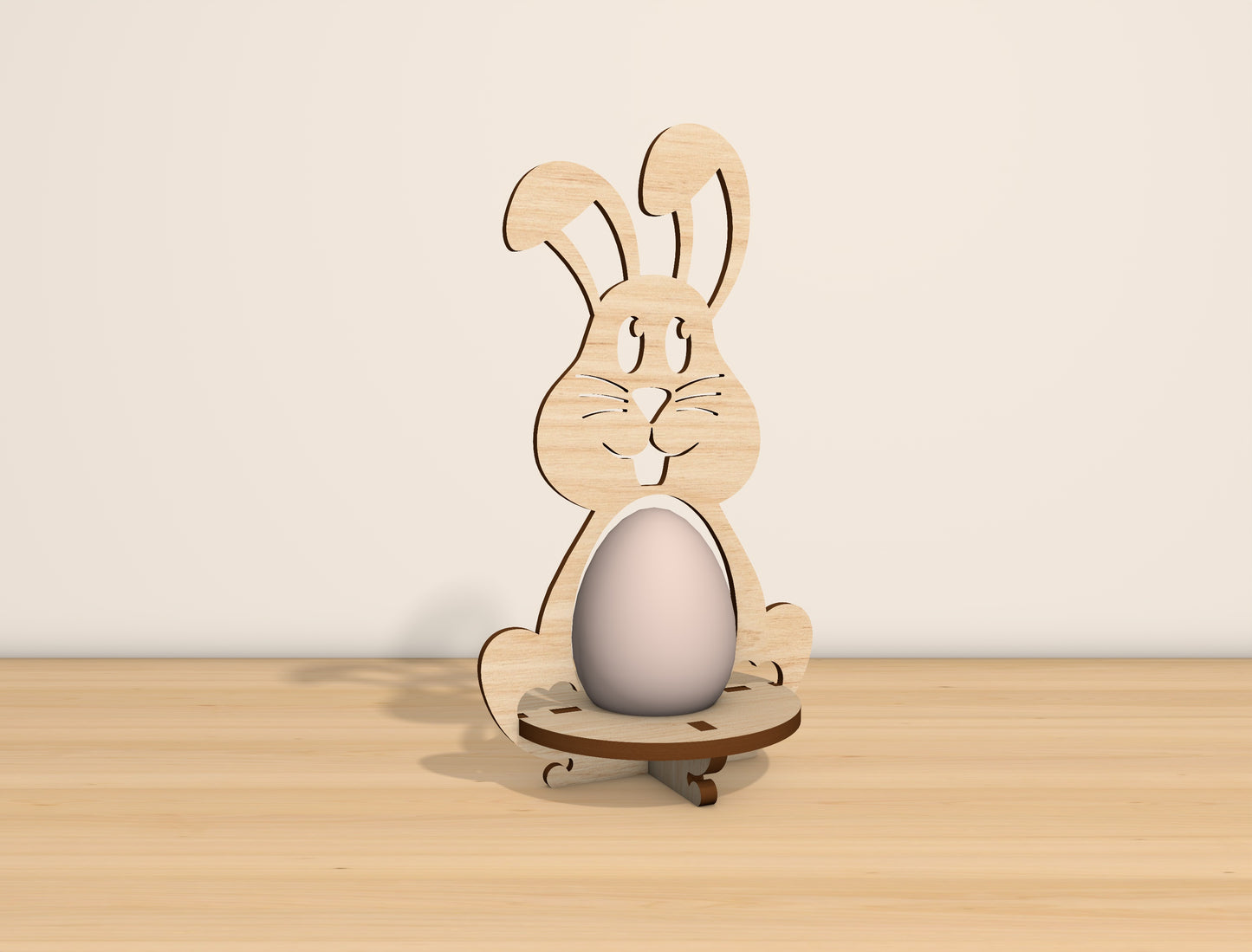 Easter Bunny Egg Holder Stand SVG Bundle 8 Designs for Glowforge and xTool