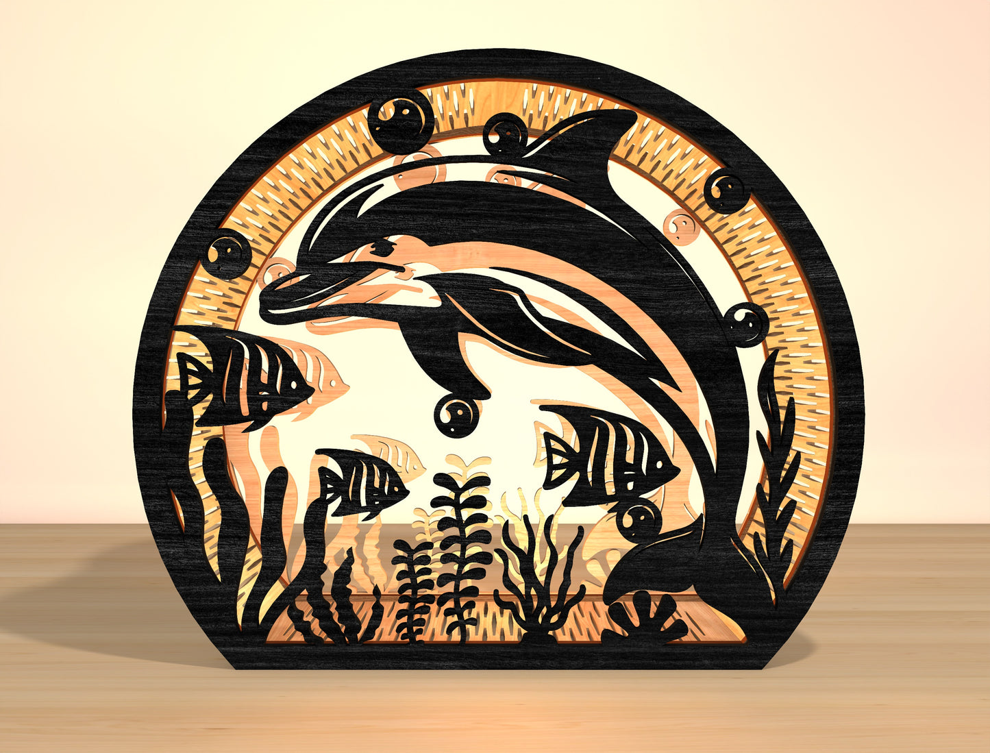 Ocean Animal Lantern SVG Laser Cut File for xTool and LightBurn