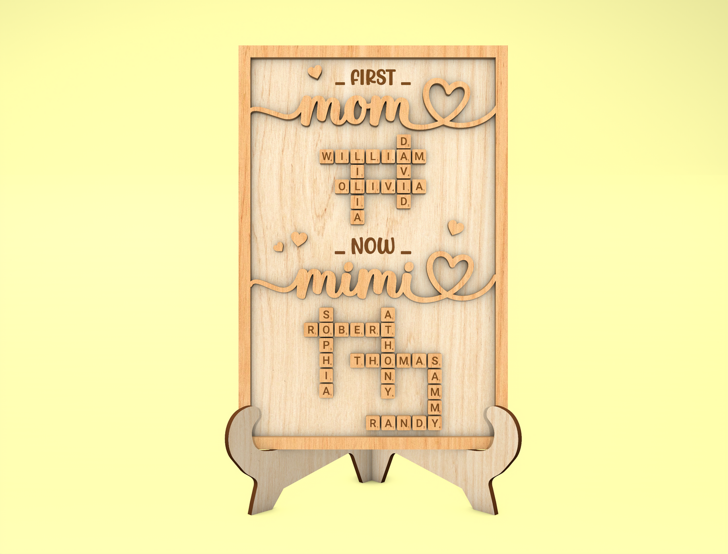 Baby Birth Stats Name Sign SVG Bundle for Glowforge and xTool