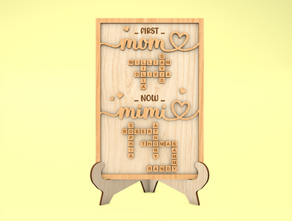 Baby Birth Stats Name Sign SVG Bundle for Glowforge and xTool
