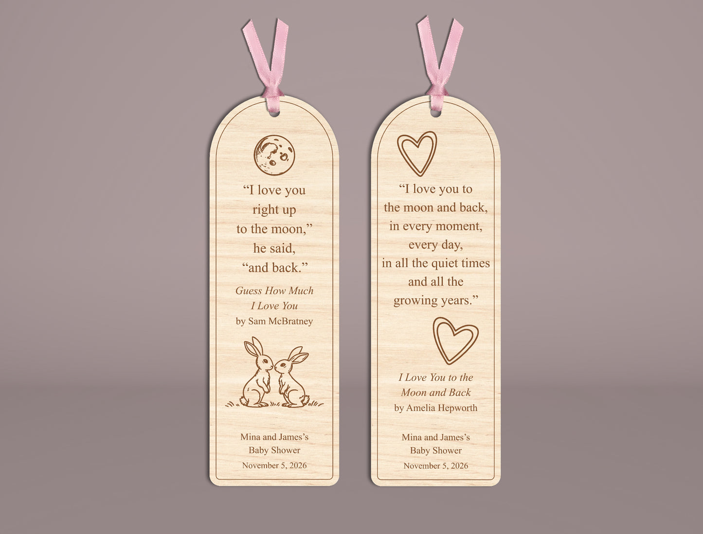 Engraved Quote Bookmark SVG File for LightBurn Glowforge