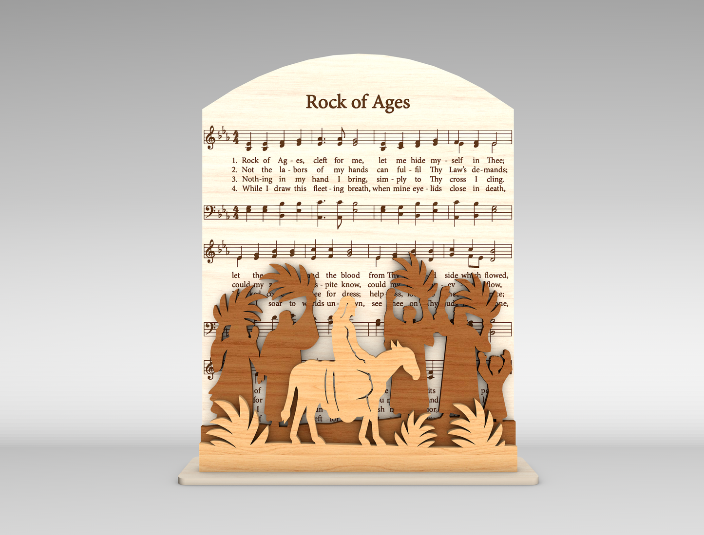 Arched Cross Panel Set SVG Easter Freestanding for Glowforge and xTool