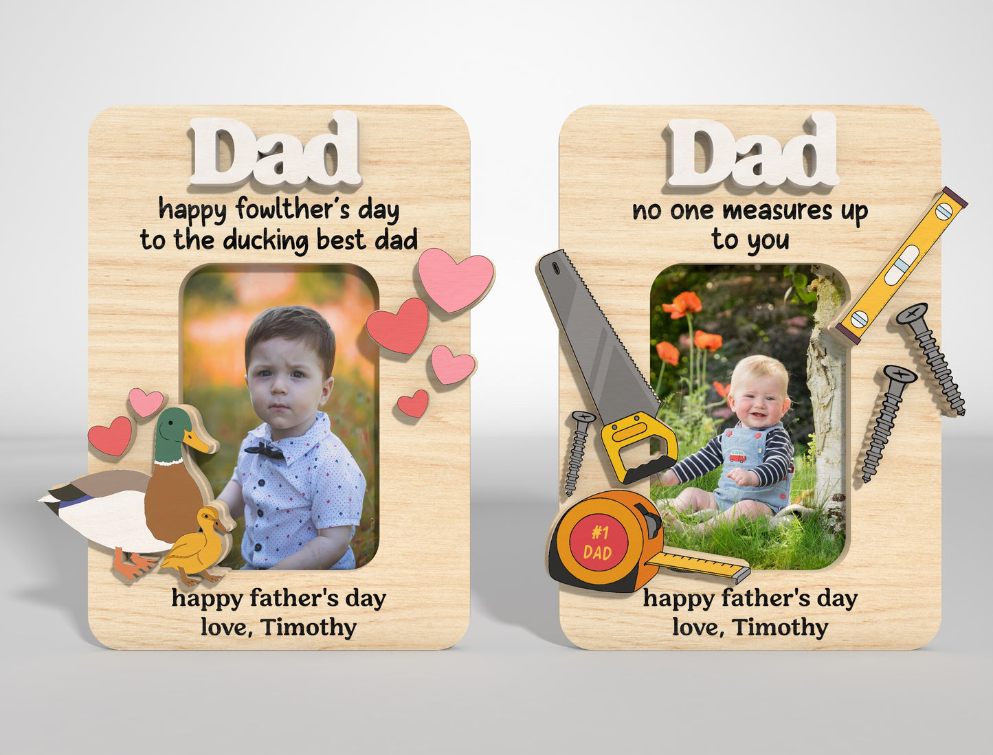 Funny Dad Fridge Photo Magnet SVG Bundle Laser Cut File for Glowforge and xTool