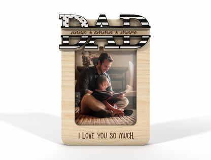 Dad Car Visor Photo Clip SVG Bundle Laser Cut File for Glowforge and xTool