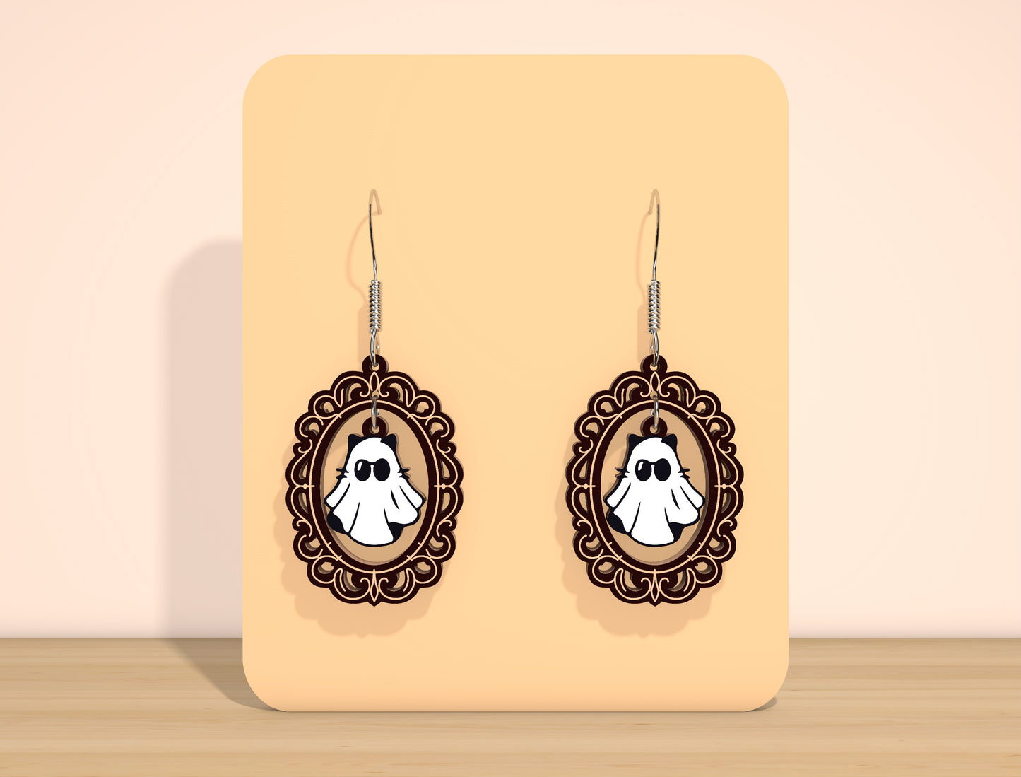 Ghost Earrings SVG Bundle for Glowforge xTool LightBurn