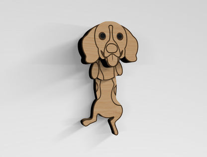 Rolling Dog Magnet SVG Bundle for Glowforge and LightBurn