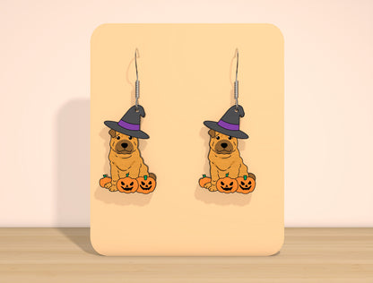 Halloween Dog Earrings SVG Bundle for Glowforge xTool LightBurn 10 Designs