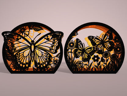Fairy Lantern SVG Bundle Laser Cut File for Glowforge and LightBurn