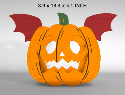 Halloween Pumpkin Basket SVG Laser Cut Bundle for Glowforge