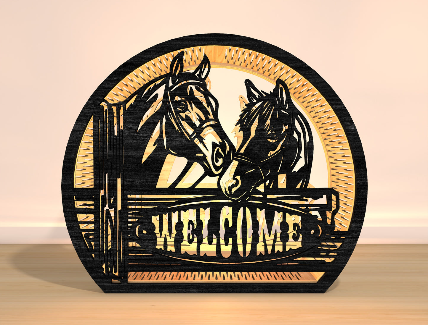 Cowboy Western Lantern SVG Bundle for Glowforge xTool Laser Cut File