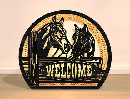 Cowboy Western Lantern SVG Bundle for Glowforge xTool Laser Cut File