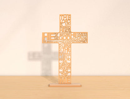 Christian Scripture Cross SVG Bundle Laser Cut File | 6 Faith Cross Designs | Easter Wooden Decor | Glowforge, xTool, LightBurn, etc.