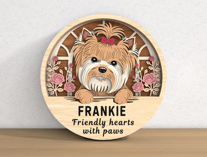 Dog Memorial Sign SVG Laser Cut File Bundle for xTool, Glowforge, or LightBurn