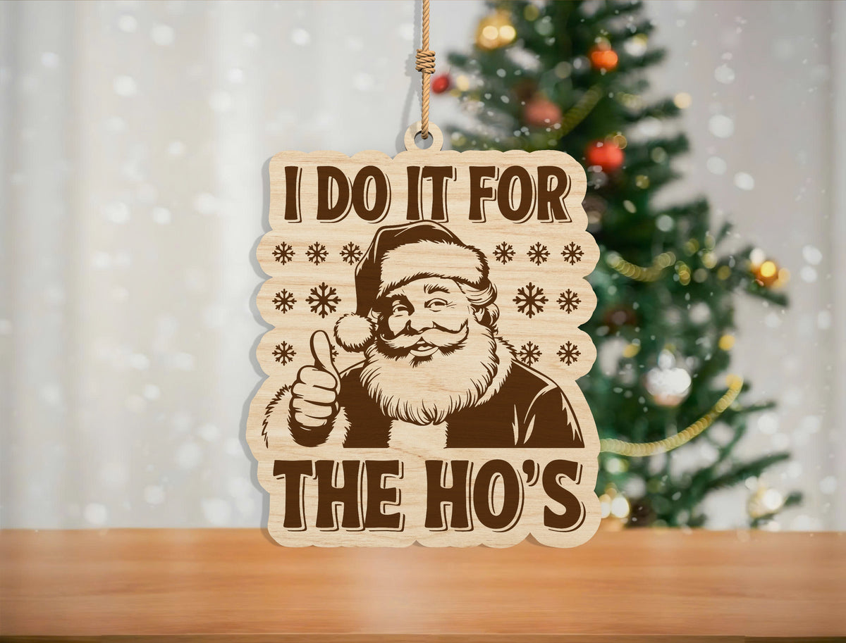 Funny Skeleton Christmas Ornament SVG Bundle Laser Cut Desig 4