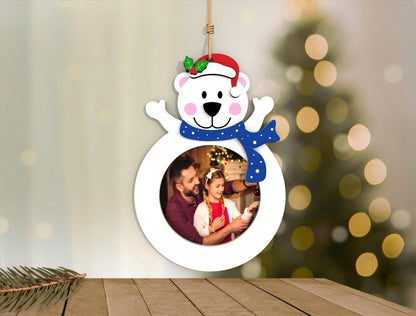 Christmas Character Photo Ornament SVG Bundle 4