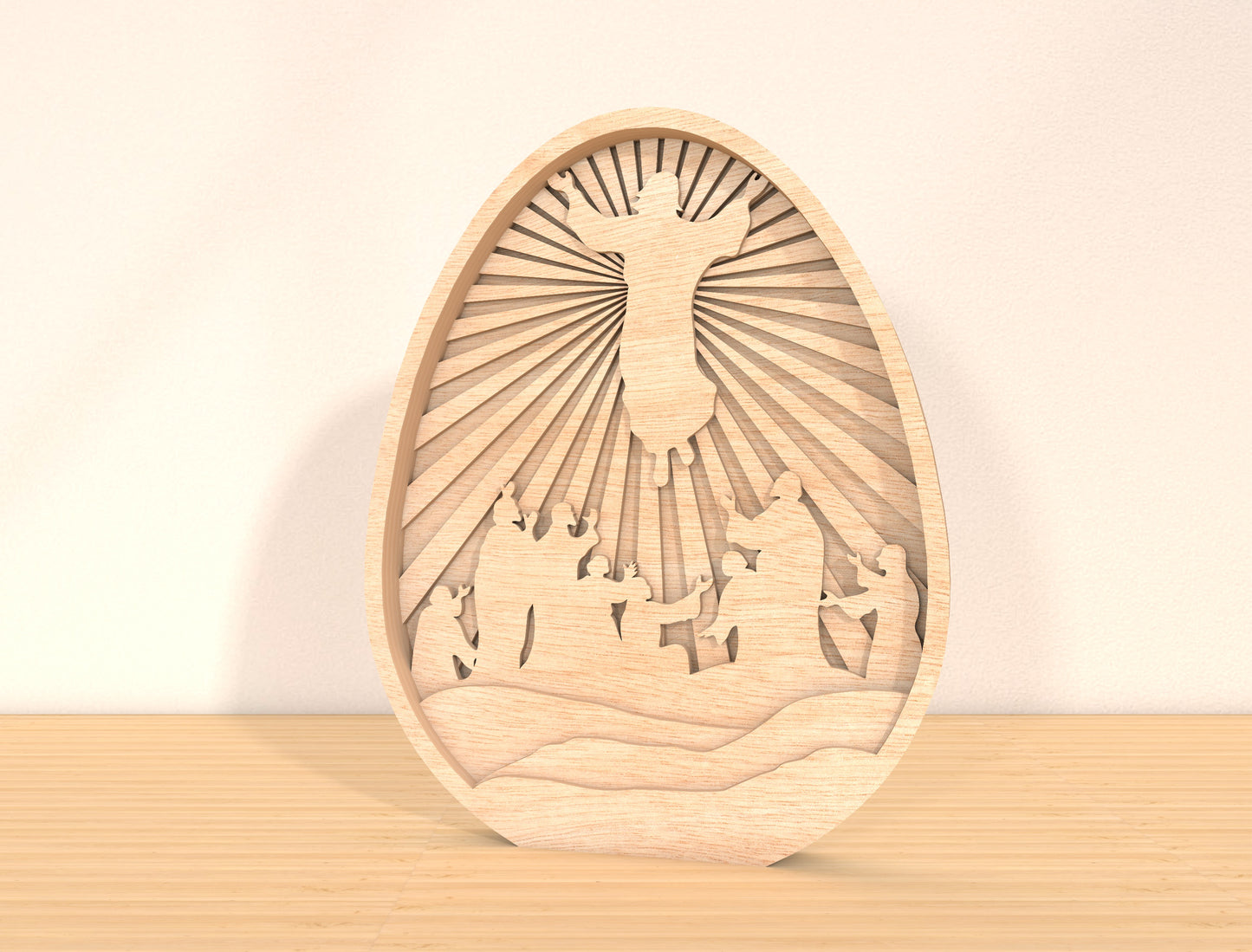 Multilayer Holy Spirit Dove SVG Christian Radiant for Glowforge and xTool