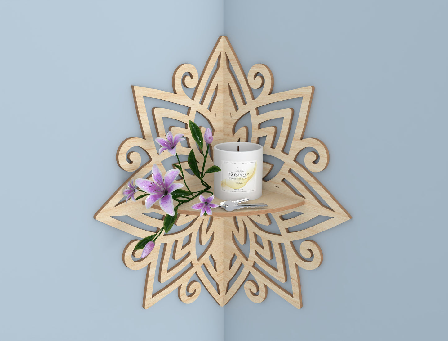 Butterfly Wall Shelf SVG Bundle for Glowforge and xTool