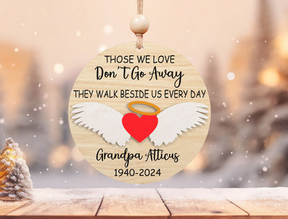 Angel Wing Memorial Ornament SVG Laser Cut File for Glowforge