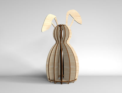 Easter Bunny Candle Holder SVG Bundle Bunny Lantern for xTool and LightBurn